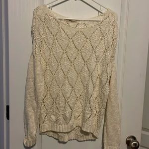 Cream sweater